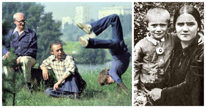 De archivos personales-conmovedoras fotos familiares de actores amados desde la infancia