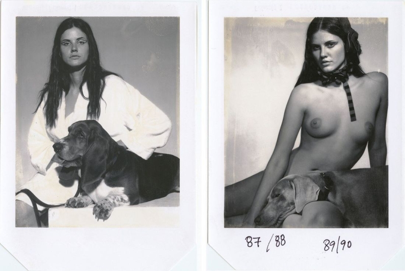 De Jerry Hall a Jodie Kidd - un archivo único de fotos polaroid