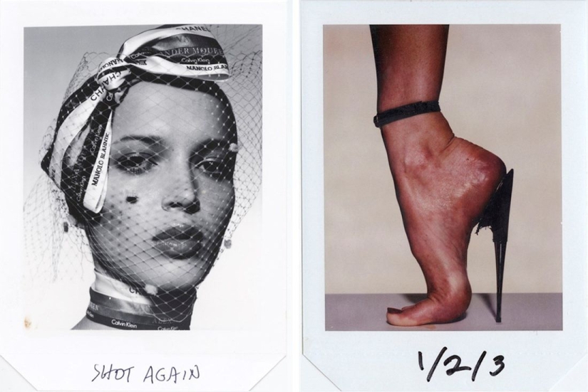 De Jerry Hall a Jodie Kidd - un archivo único de fotos polaroid