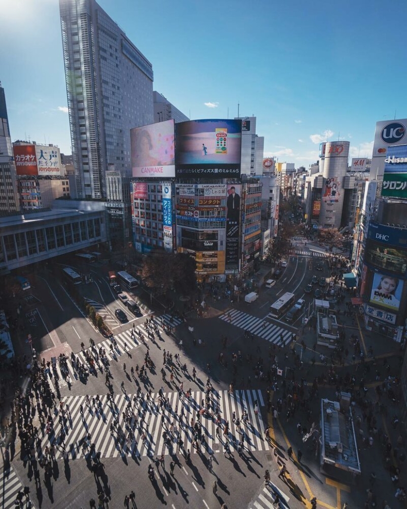 De noche y de día: impresionantes paisajes de la ciudad de Japón