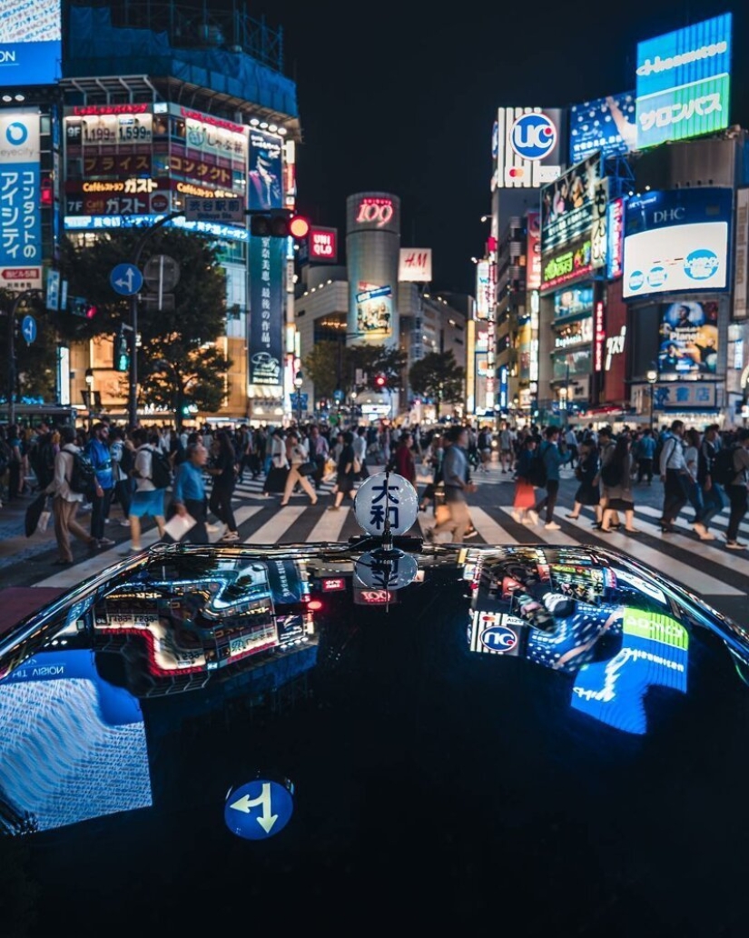 De noche y de día: impresionantes paisajes de la ciudad de Japón