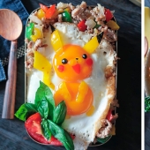 Deliciosos y hermosos huevos de un gran Japonés mamá