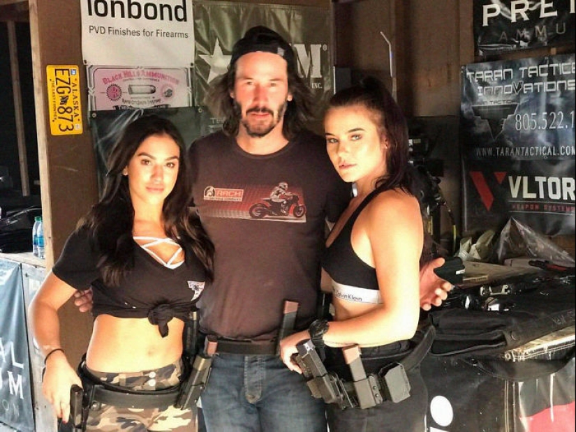 Después de él mismo: Keanu Reeves nunca entra en contacto con las personas fotografiadas