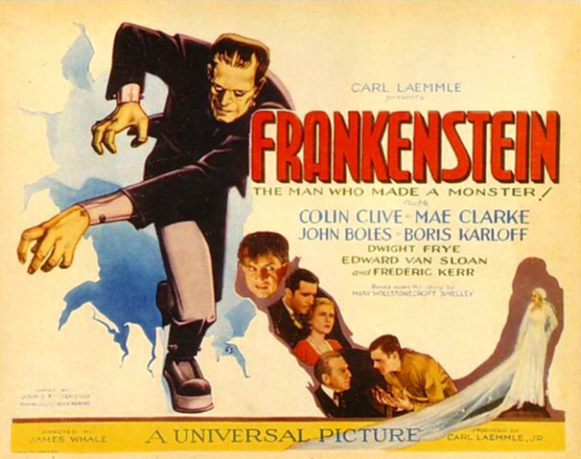 Detrás de escena de las películas clásicas de Frankenstein