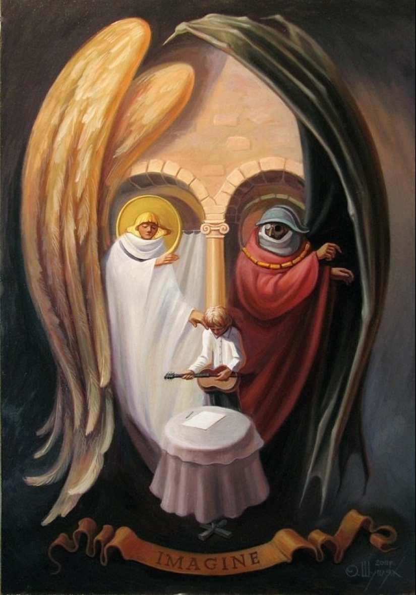 Do not believe your eyes: master of optical illusion artist Oleg Shuplyak