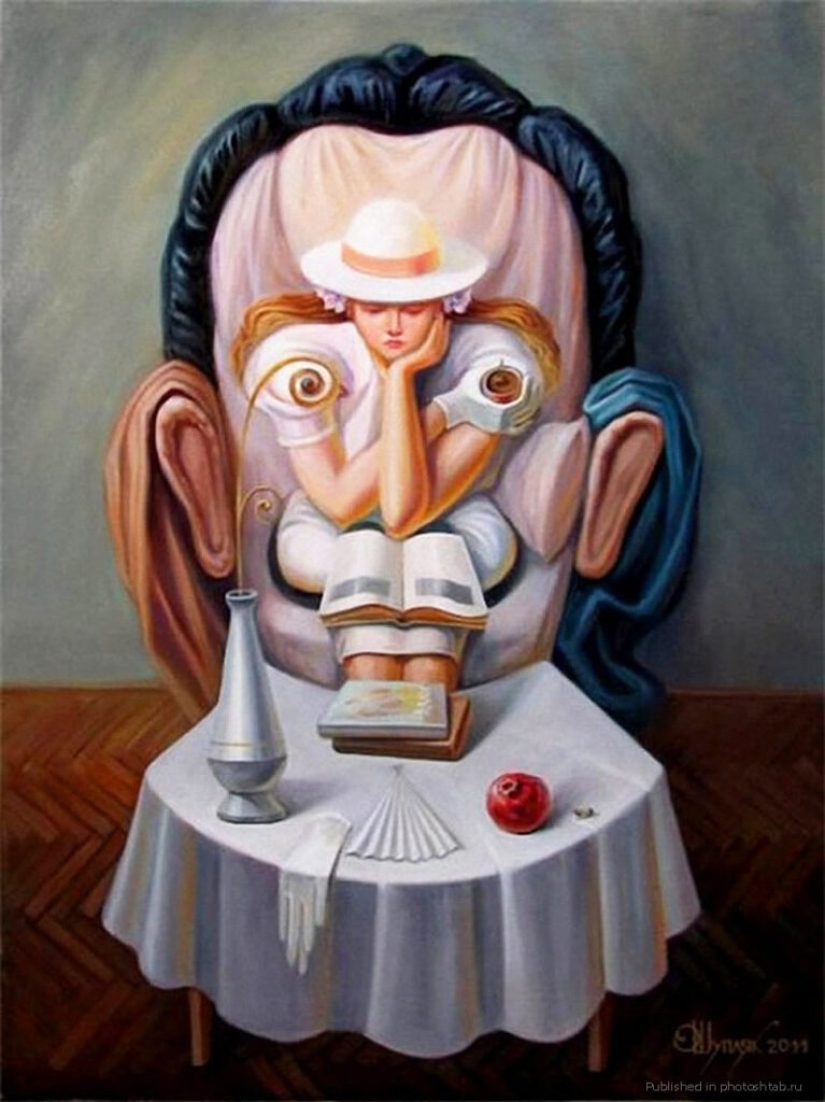 Do not believe your eyes: master of optical illusion artist Oleg Shuplyak