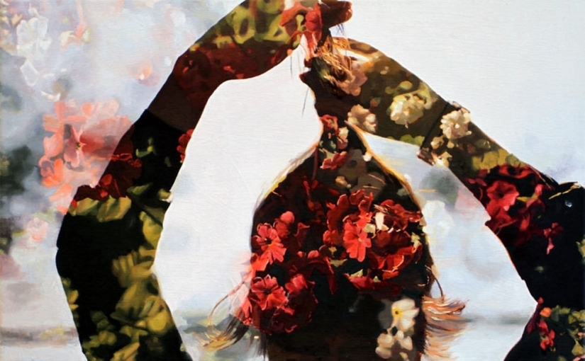 Double exposure on the canvases of Pakaila Ray Bean