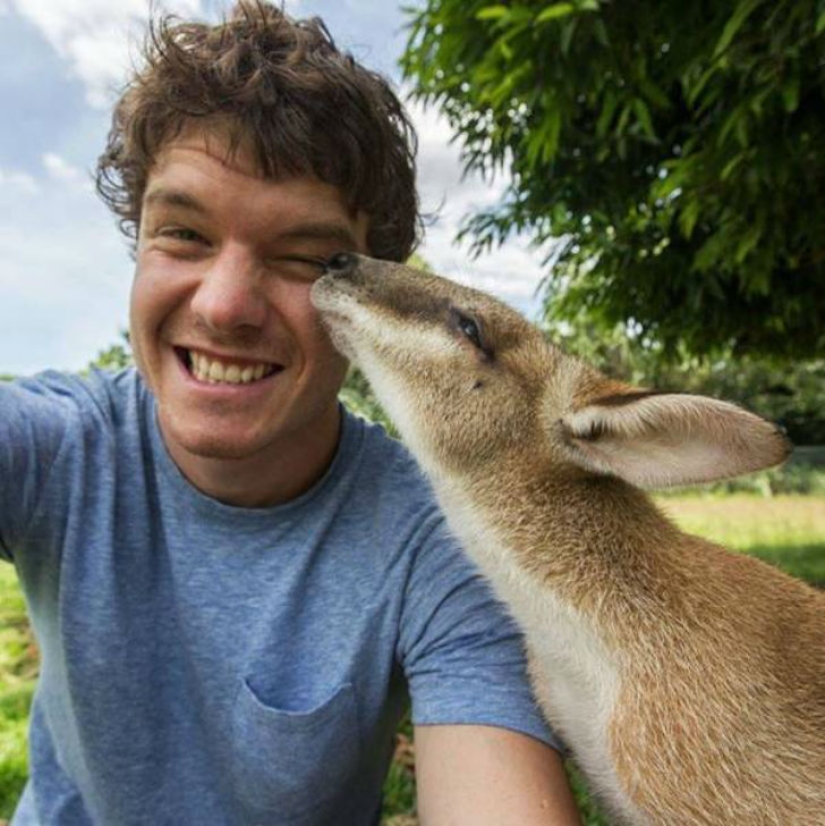 "Dr. Dolittle" told how to take a selfie with animals