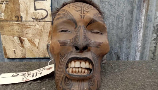 Dried mokomokai heads - eerie relics of the Maori people