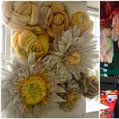 "Each of us needs beauty": why does this woman create huge flowers