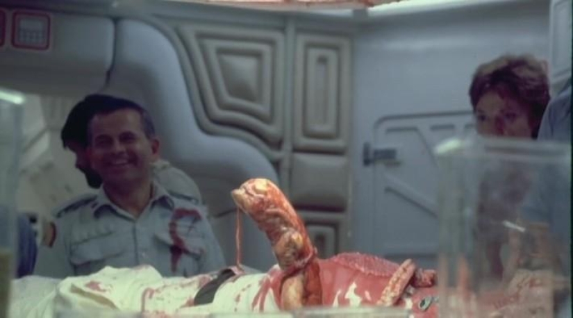 Efectos especiales en el cine-Horror espacial en la película "Alien"