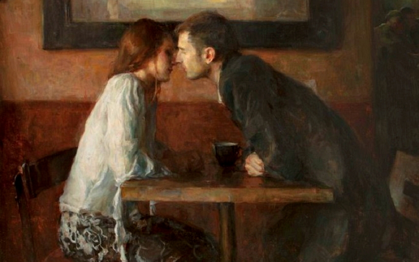 El amor real en las pinturas de Ron Hicks