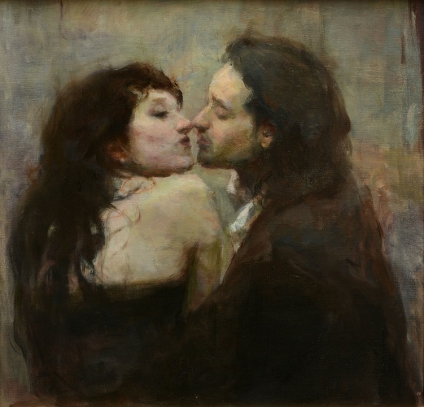 El amor real en las pinturas de Ron Hicks