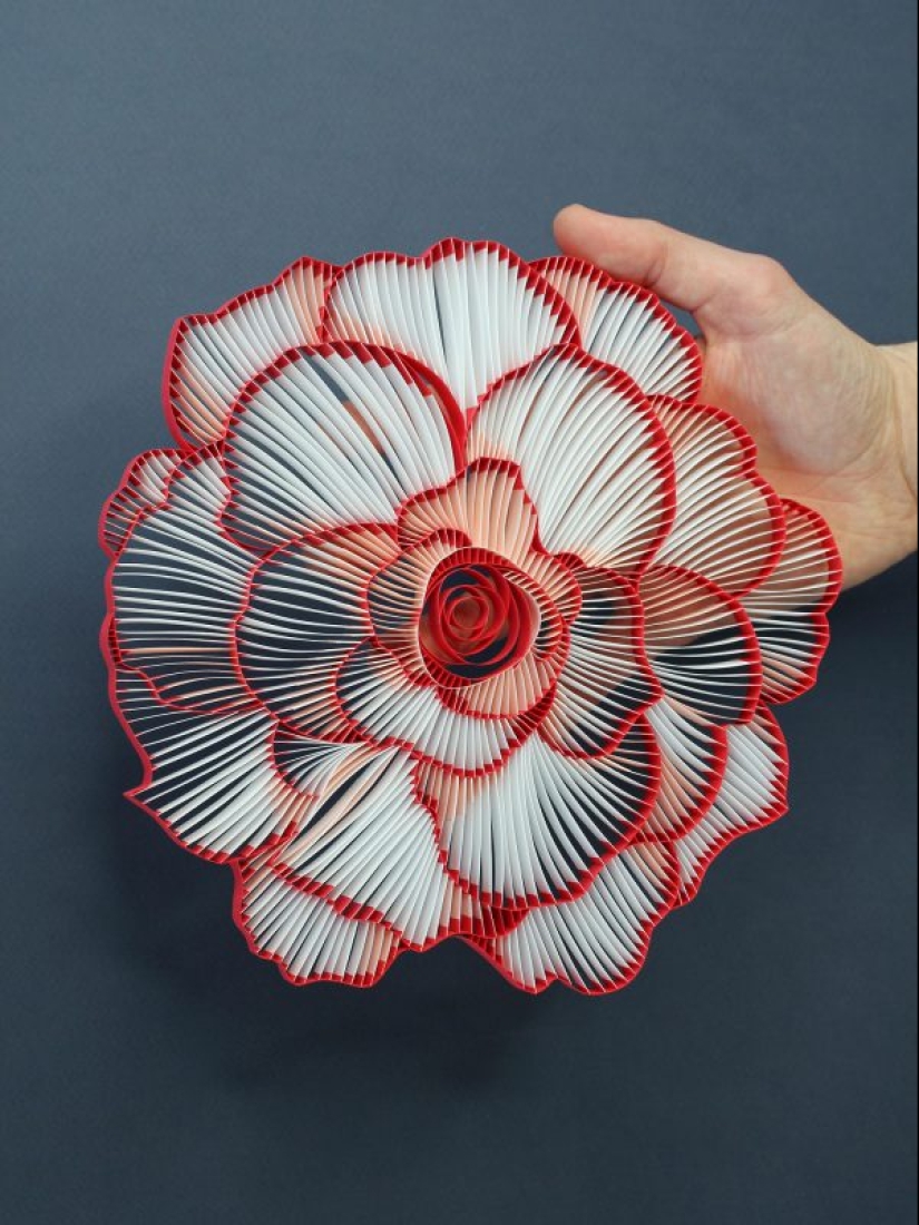 El arte de la aplicación: impresionantes flores de papel Dúo creativo JUDiTH + ROLFE