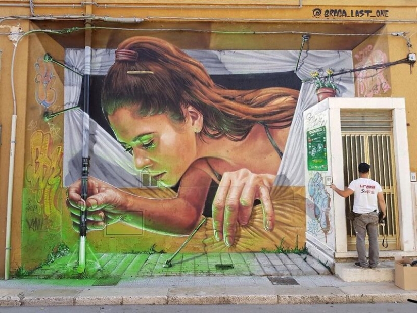 El artista callejero Tom Bragado Blanco y sus impresionantes ilusiones urbanas