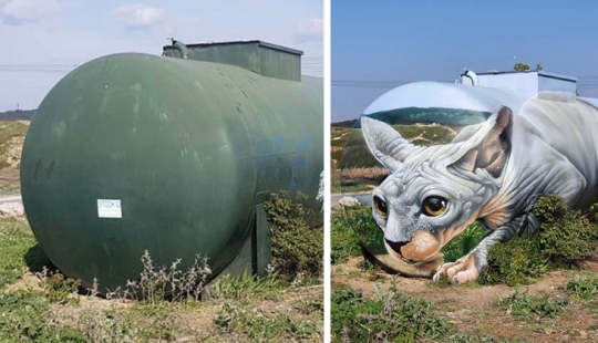 El artista callejero Tom Bragado Blanco y sus impresionantes ilusiones urbanas