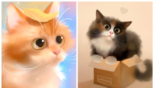 El artista letón Richards Donskis y sus adorables gatos