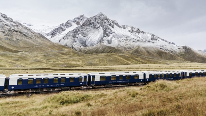 El Belmond Andean Explorer Train es un hotel de lujo sobre ruedas, con las vistas más pintorescas del mundo