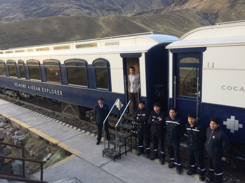 El Belmond Andean Explorer Train es un hotel de lujo sobre ruedas, con las vistas más pintorescas del mundo