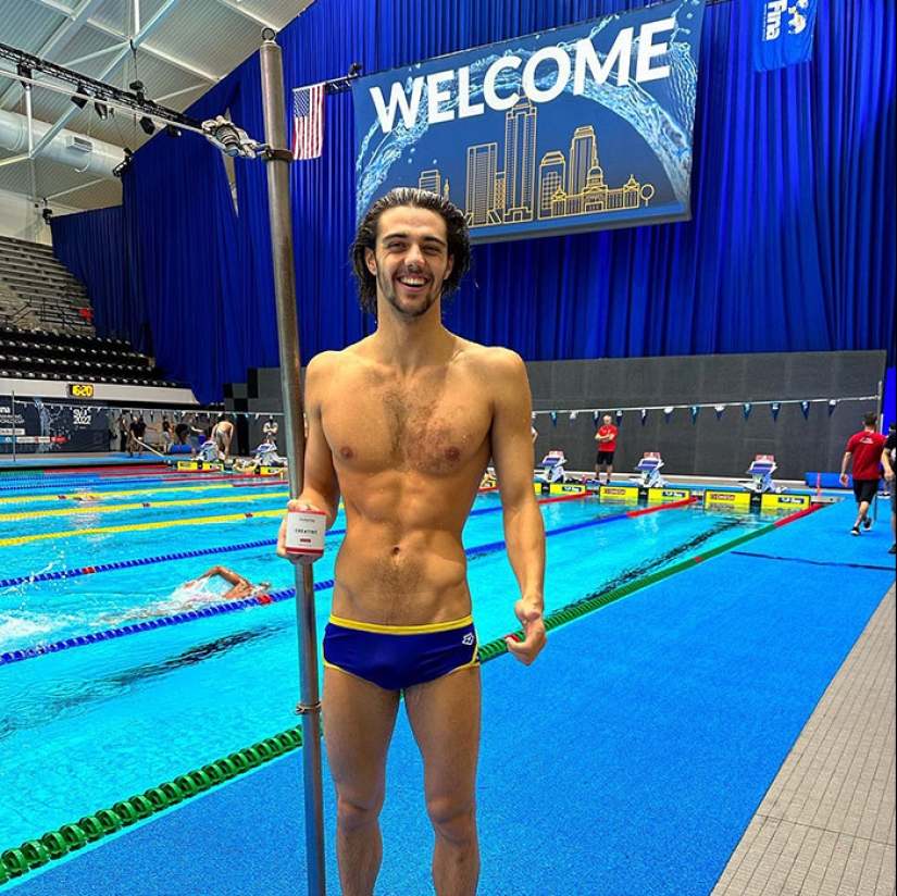 El campeón olímpico italiano Thomas Ceccon sorprende a los fans con un problema de vestuario: “Dios mío”