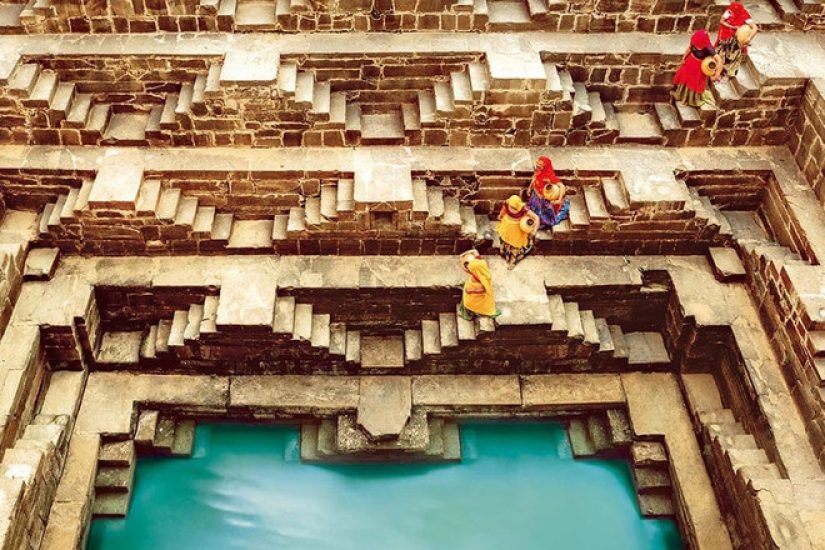 El Chand Baori step well es una estructura digna de ser llamada una maravilla del mundo