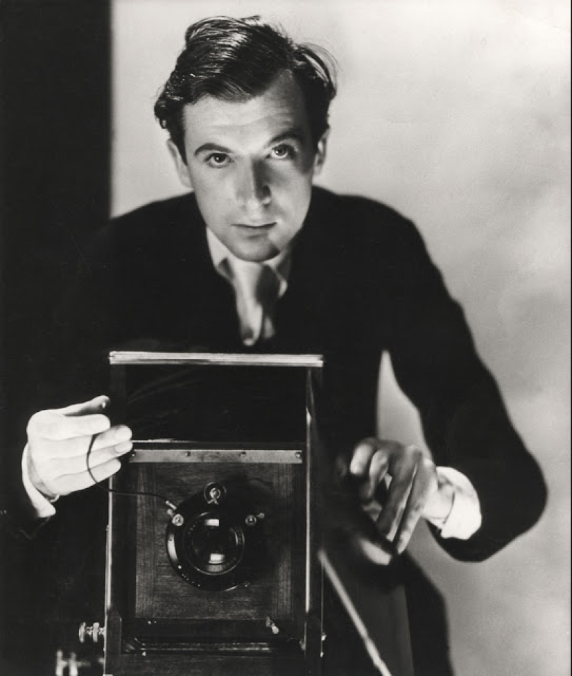 El famoso fotógrafo Cecil Beaton, que se convirtió en un icono de estilo.