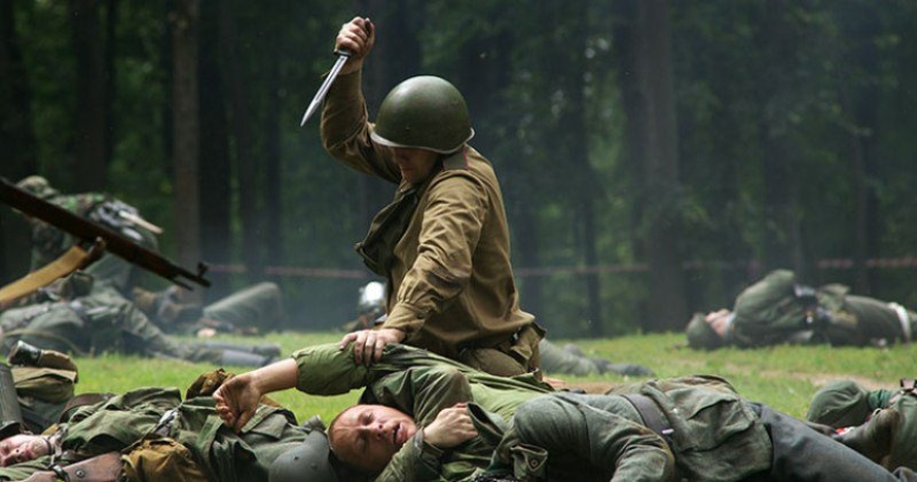 El fenómeno de la federación de rusia de la mano-a-mano de combate, o 70 victorias en la línea de frente scout Konyaeva