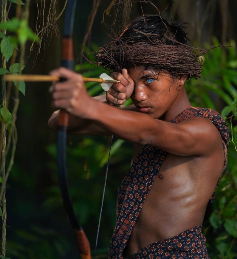 El fenómeno de la tribu de ojos azules de la isla Butung