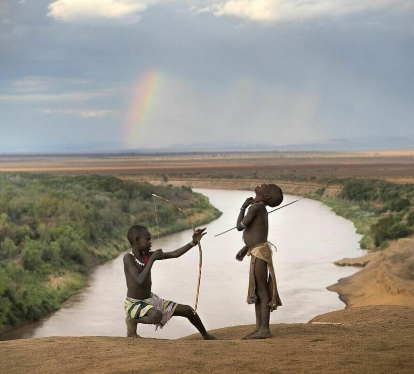 El fotógrafo ha mostrado cómo la infancia en diferentes partes del mundo