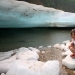 El hielo de la playa de Buluus, la existencia de la cual es difícil de creer