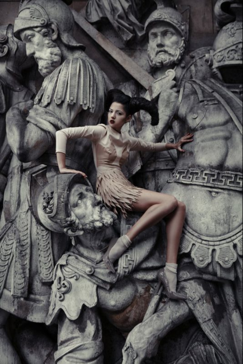 El misticismo y sensualidad en las fotos, Ekaterina Belinskaya