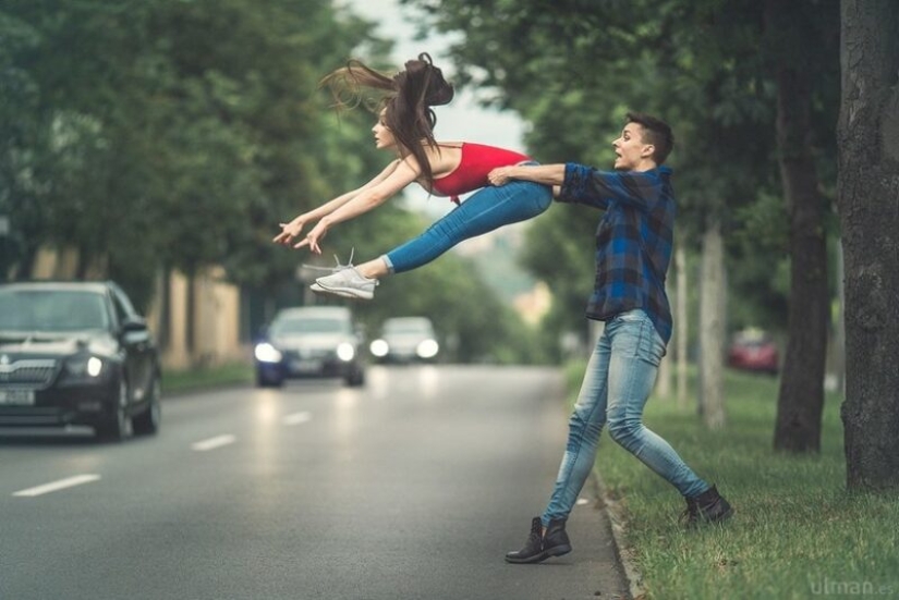 El mundo entero es un escenario: fotos dinámicas de bailarines en las calles y playas por Anna Ullman