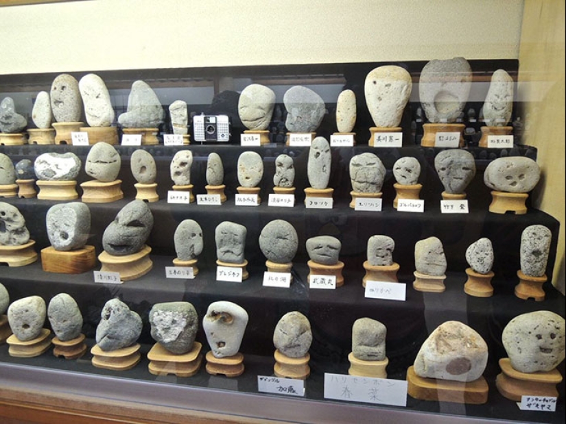 El Museo Tinsekikan de Japón colecciona piedras en forma de caras