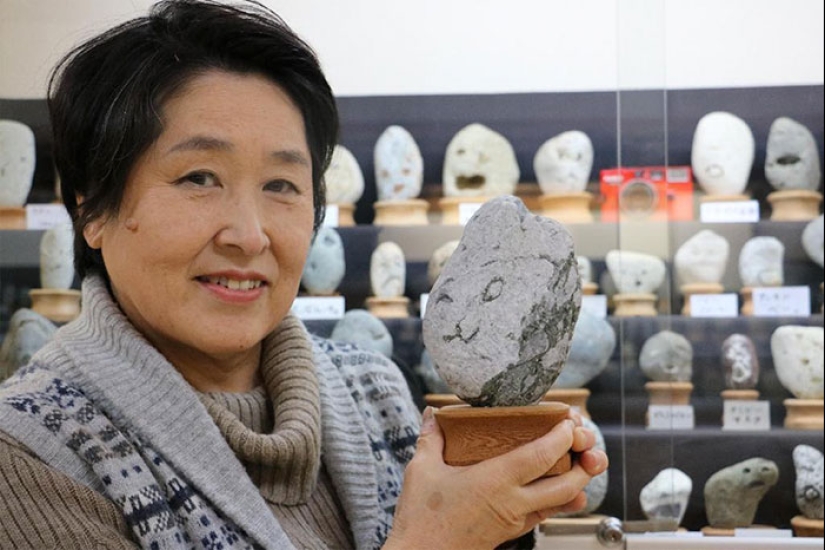 El Museo Tinsekikan de Japón colecciona piedras en forma de caras