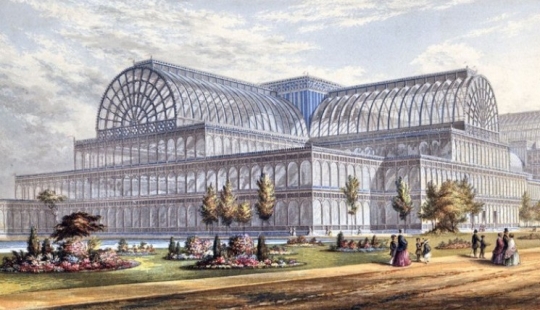 El Palacio de Cristal de Londres es una estructura fantástica que ha estado en pie durante 85 años en lugar de un año