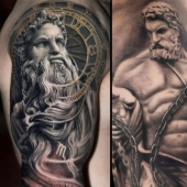 El tatuador Darwin Henríquez y sus obras maestras en la piel