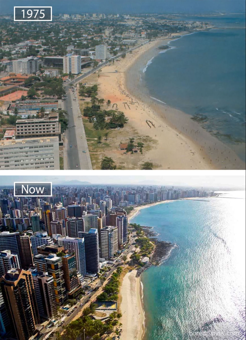 El viento del cambio: Ciudades famosas desde la misma perspectiva en el pasado y en el presente