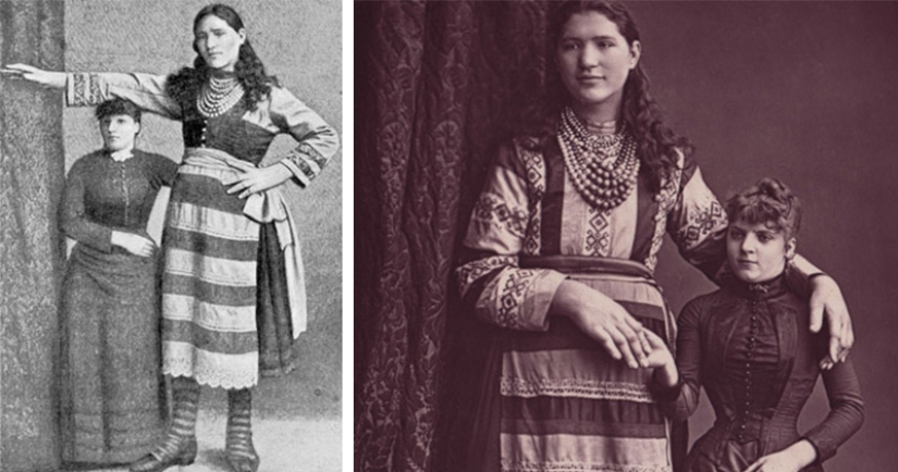 Elizabeth Lysko is the tallest girl of the Russian Empire, and possibly the world