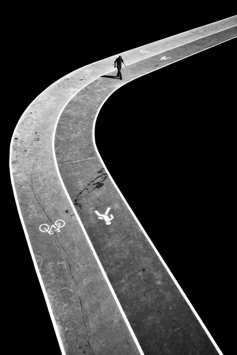 En blanco y negro fotografía de la calle por eminentes maestros de la fotografía de la calle de Alan Schaller