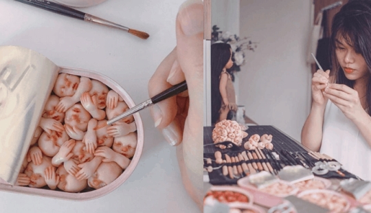 En el borde de la ternura y el horror: Singapur artista crea inusual miniaturas