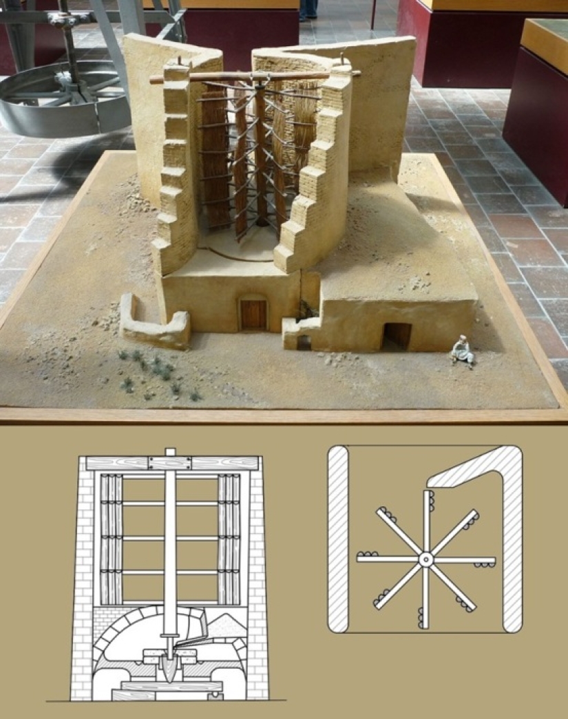 En Irán hay molinos que datan de hace 1.000 años.