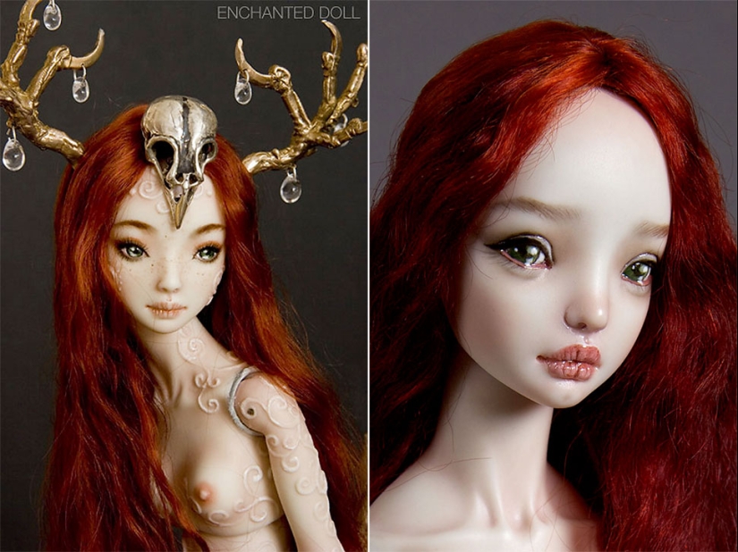 Enchanted and frighteningly erotic dolls by Marina Bychkova