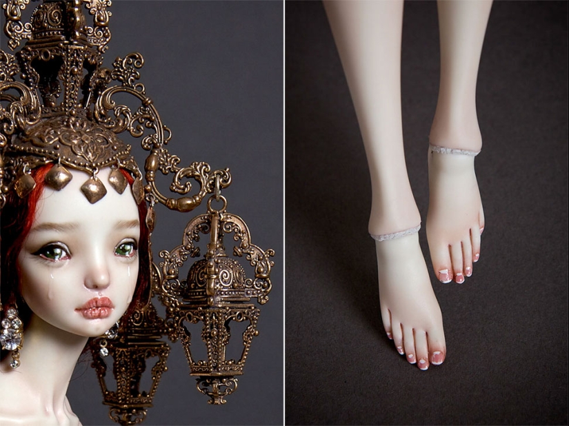 Enchanted and frighteningly erotic dolls by Marina Bychkova