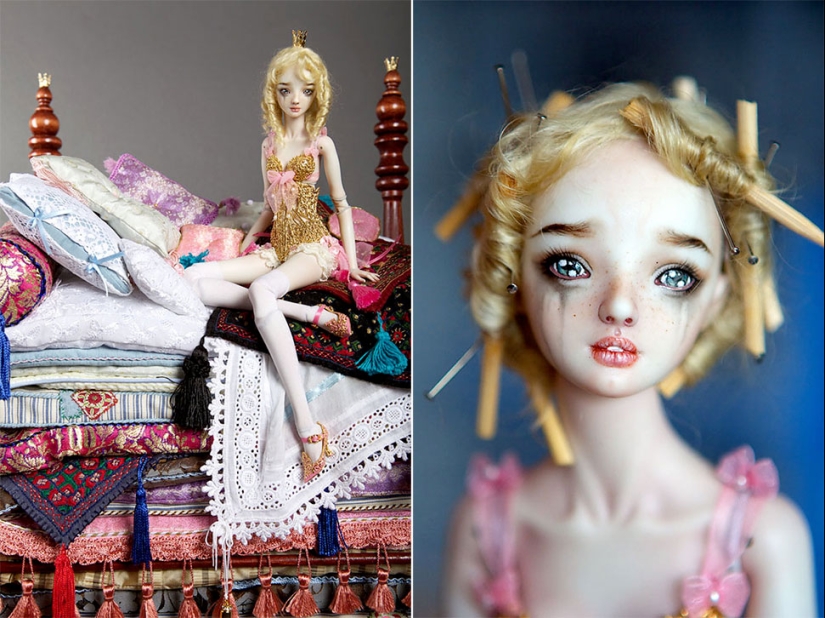 Enchanted and frighteningly erotic dolls by Marina Bychkova