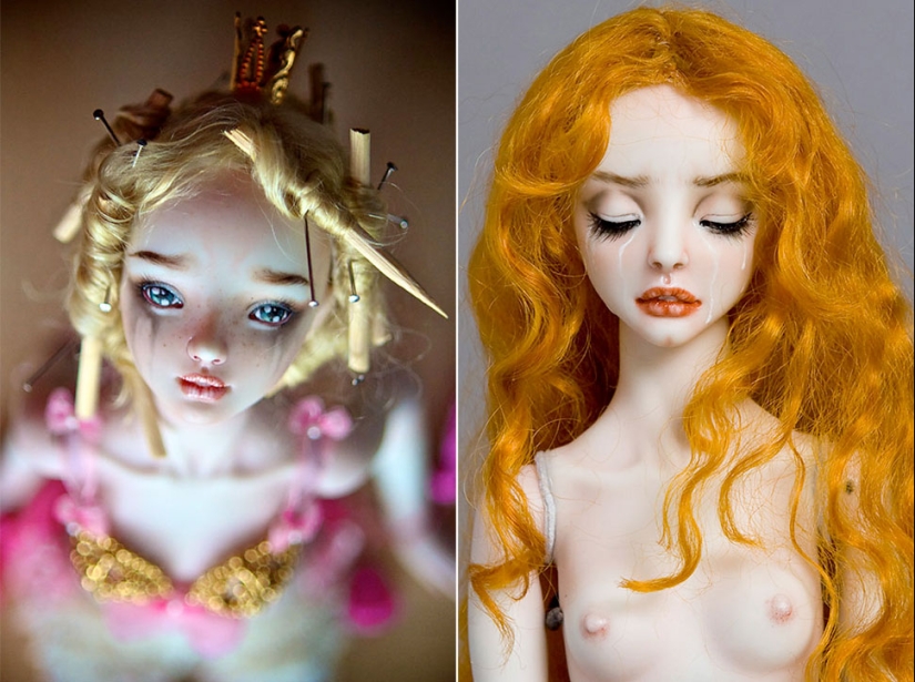 Enchanted and frighteningly erotic dolls by Marina Bychkova