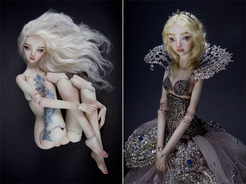 Enchanted and frighteningly erotic dolls by Marina Bychkova