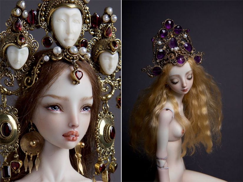 Enchanted and frighteningly erotic dolls by Marina Bychkova