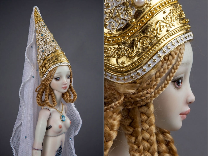 Enchanted and frighteningly erotic dolls by Marina Bychkova