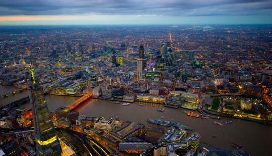 Energy-consuming London from a bird's eye view
