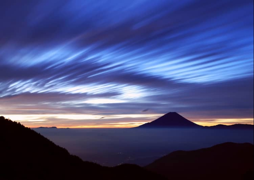 Enfermo terminal Fuji: baker Hasimuki Makoto y su foto de la montaña sagrada